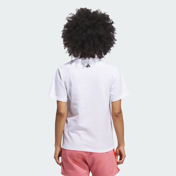 สีขาว เสื้อยืดพิมพ์ลาย Farmers Market