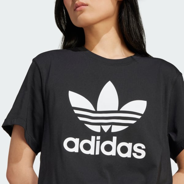 【BALENCIAGA】ブラックTシャツ フェードカラーオーバーフィット アディダス アディカラー トレフォイル ボクシーTシャツ