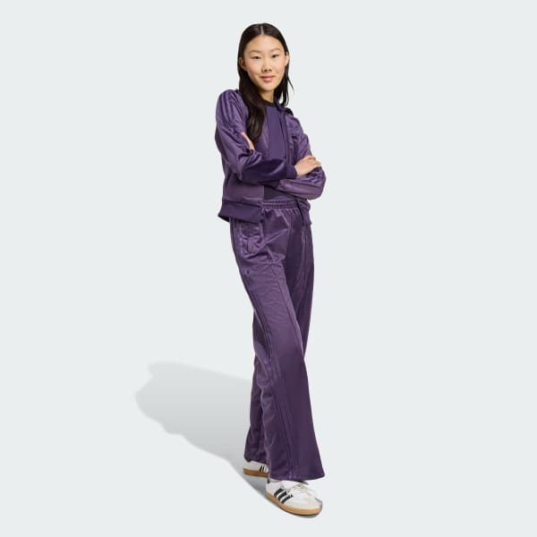 Purple Adicolor Velour Track Pants