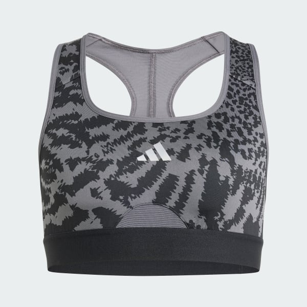 Gris Sujetador deportivo Power React (Adolescentes)