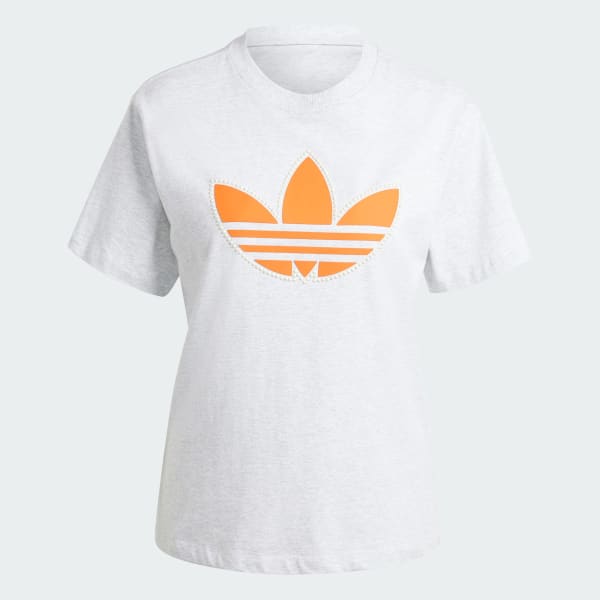 สีเทา เสื้อยืด Pearl Trefoil