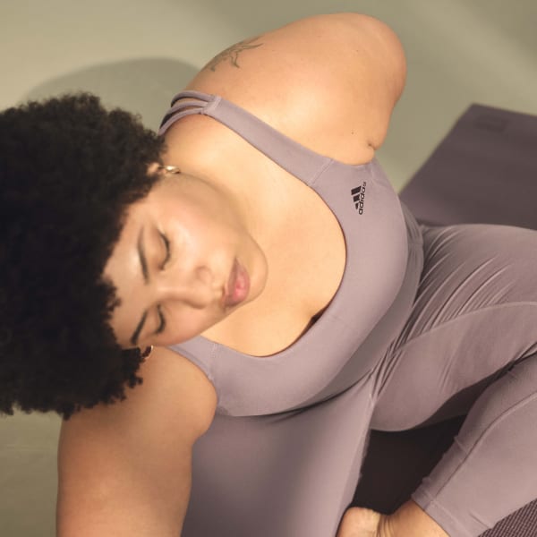 Purple CoreFlow Medium-Support Bra (Plus Size) SS633