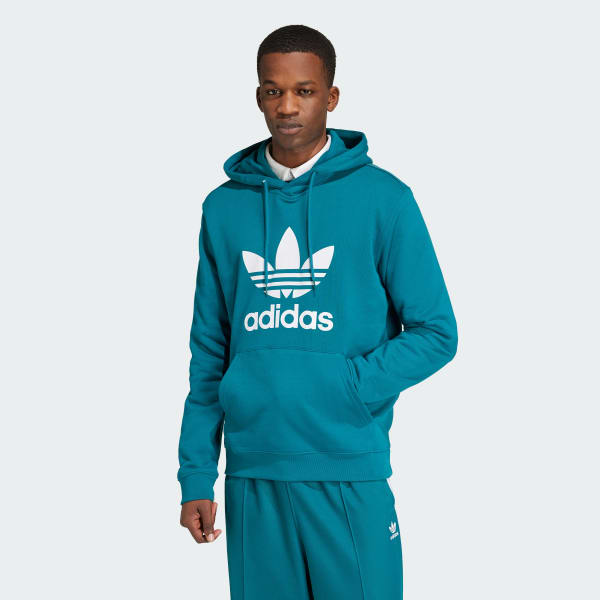 adidas Buzo con Capucha Adicolor Classics Trifolio Turquesa adidas Colombia