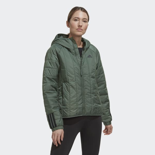 Grun Itavic 3-Streifen Light Hooded Jacke AV242