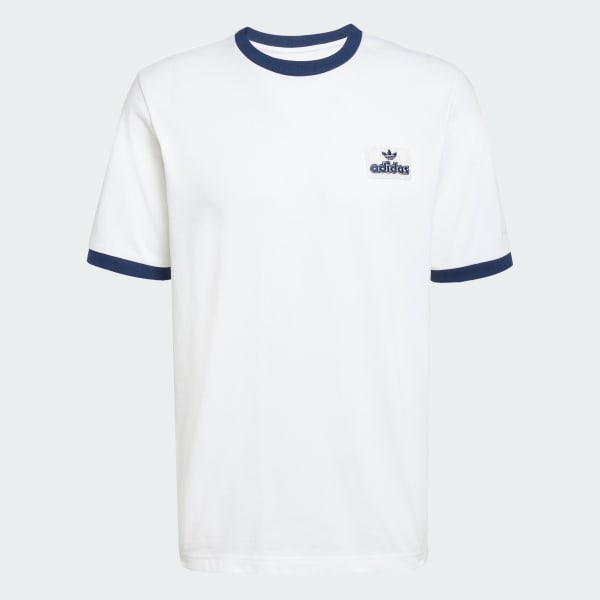 White Contrast Tee