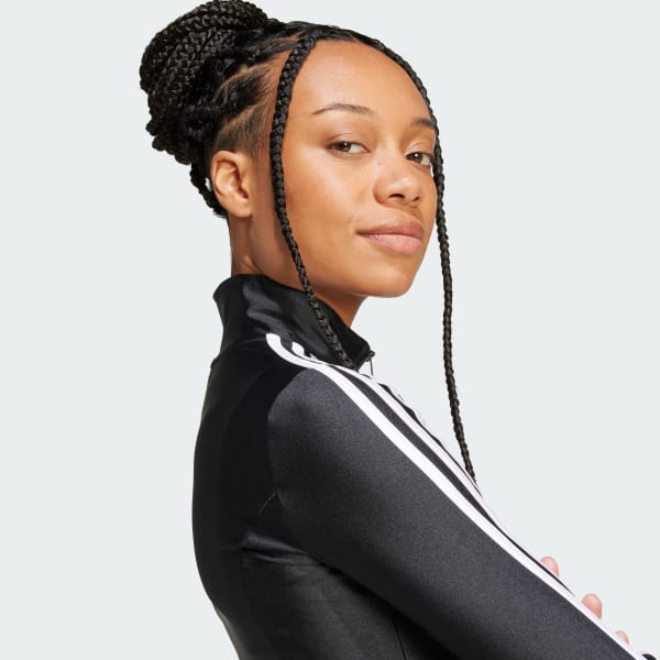 adidas Adicolor 3-Stripes Slim Track Top - Black | adidas