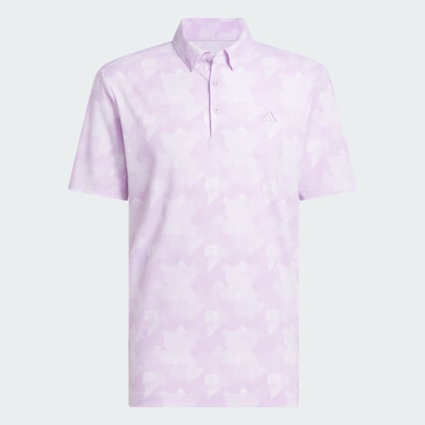 Purple Go-To Printed Polo Shirt