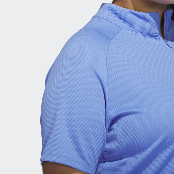 Blue Texture Golf Polo Shirt (Plus Size)