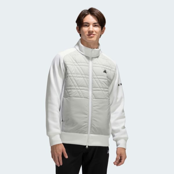 アディダス 【ゴルフ】ファブリックミックスフルジップジャケット