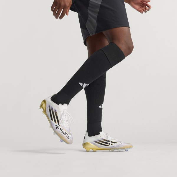 Branco Botas de Futebol F50 Elite – Piso firme