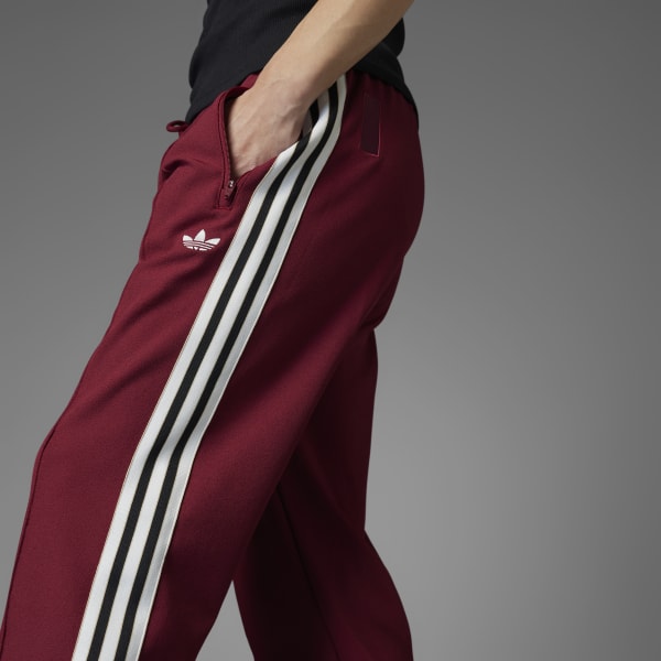 【美品】adidas トラックパンツ　バーガンディ アディダス アディダス オリジナルス 70s トラックパンツ