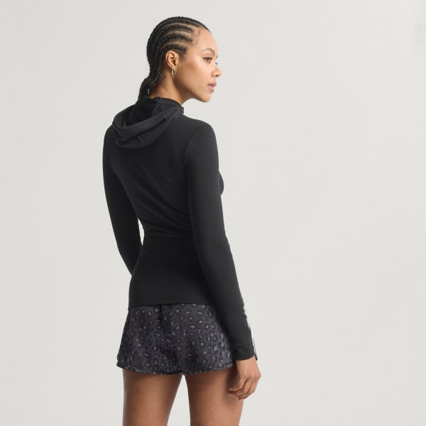 Negro Sudadera con Gorro Premium Essentials