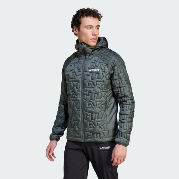 Grey Terrex Xperior PrimaLoft Loose Fill Insulated Hooded Jacket