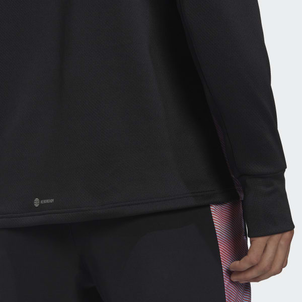 Preto Own the Run Colorblock Sweatshirt BZ617
