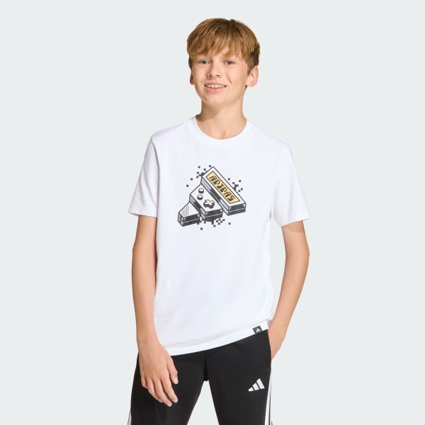 White GAMING GRAPHIC T-SHIRT JUNIOR