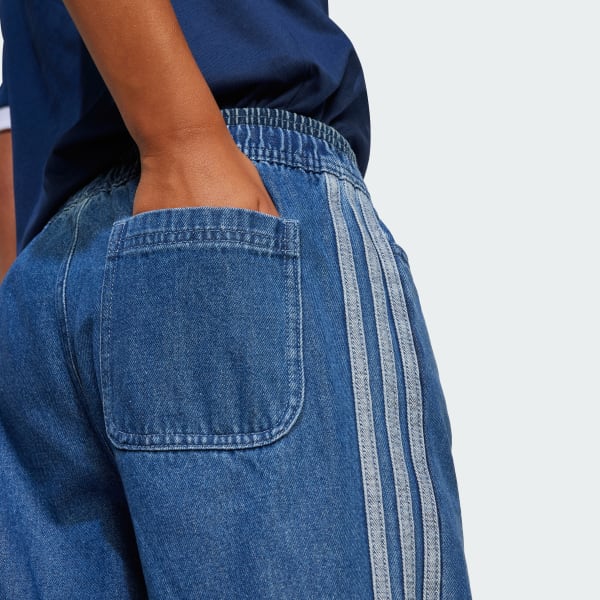 Adidas Denim Pants Kids Medium Blue Denim L Kids Originals Pants