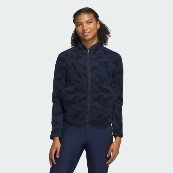 Azul Chaqueta Ultimate365 Printed Fleece