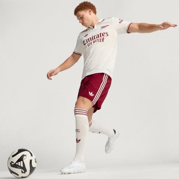 adidas Arsenal 25/26 Third Authentic Jersey - White | Free