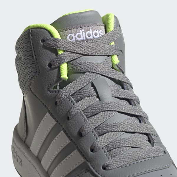 adidas Hoops 2.0 Mid Shoes Grey | FY7010 | adidas US