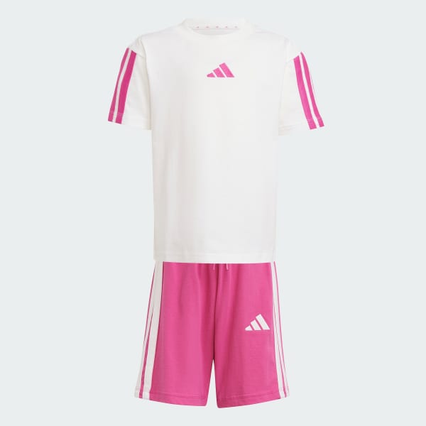 White Essentials Tee Set Kids