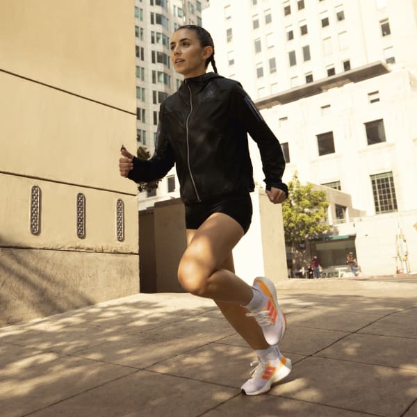 Svart Adizero Running Jakke