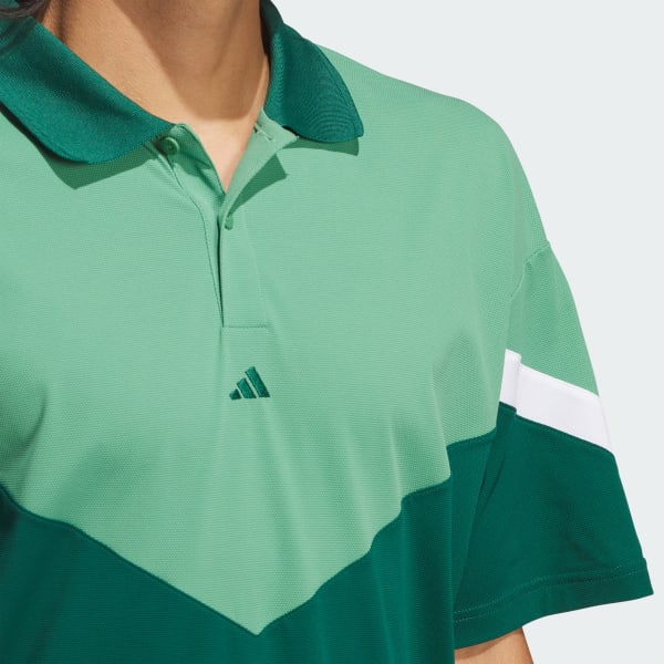 Adidas men's ultimate365 colorblock golf polo outlet