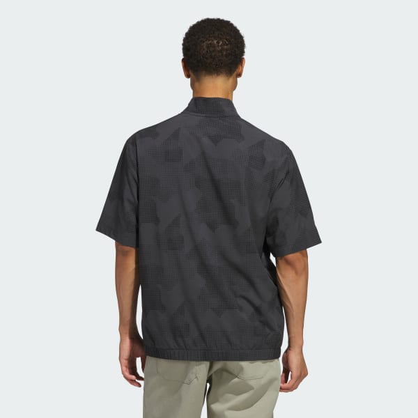 Black Go-to DWR Short Sleeve Half-Zip Pullover