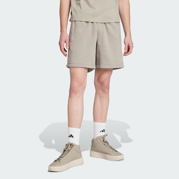 Beige MERCEDES - AMG PETRONAS FORMULA ONE TEAM PREMIUM SWEAT SHORT