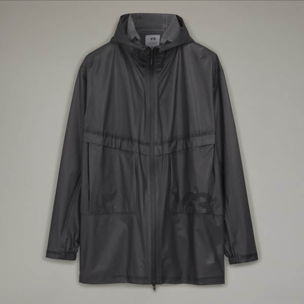 Preto Corta-vento Transparente em Nylon CH1 TK660