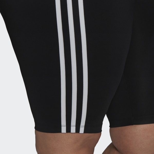Zwart Adicolor Classics High-Waisted Primeblue Korte Legging (Grote Maat) 27159
