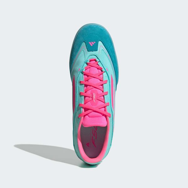Turquesa Chuteira F50 Messi Freestyle Futsal