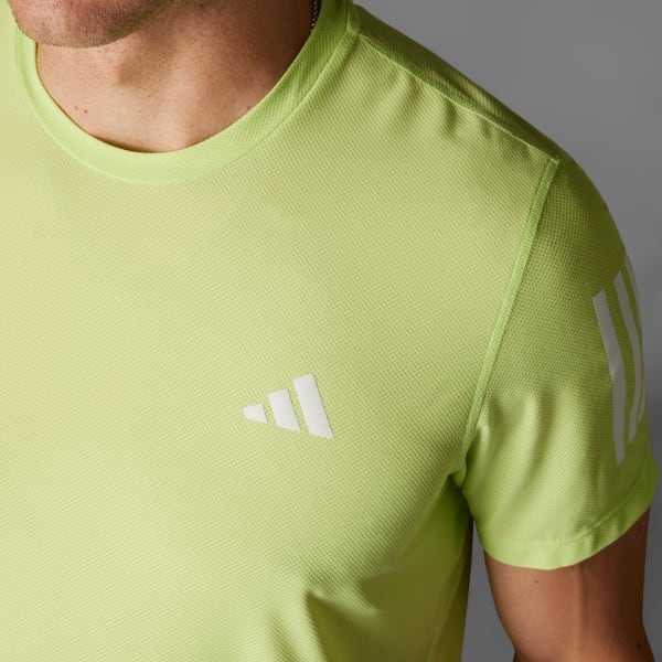 Green Own the Run CLIMACOOL Colorblock Tee