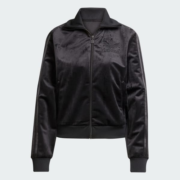 Svart Adicolor Velour Träningsjacka