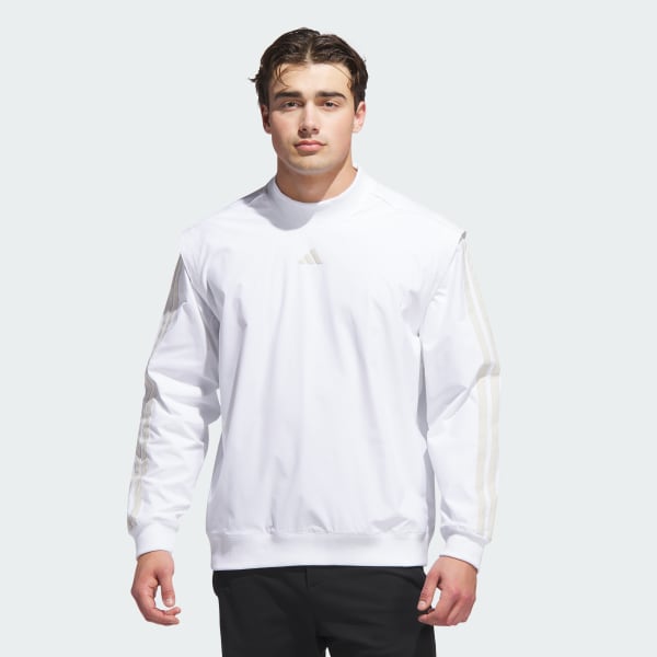 White Beyond The Course Twistweave Hybrid Loose 스웨트셔츠