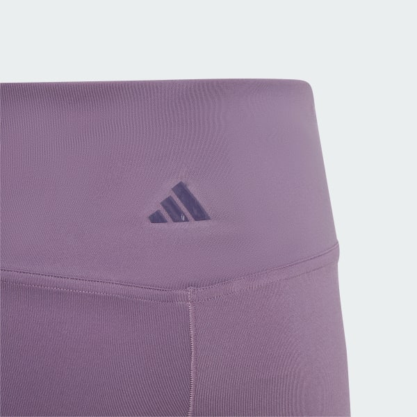 Purple Yoga AEROREADY Leggings Kids