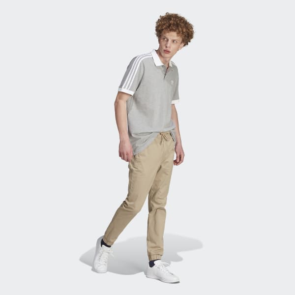 Grey Adicolor Classics 3-Stripes Polo Shirt