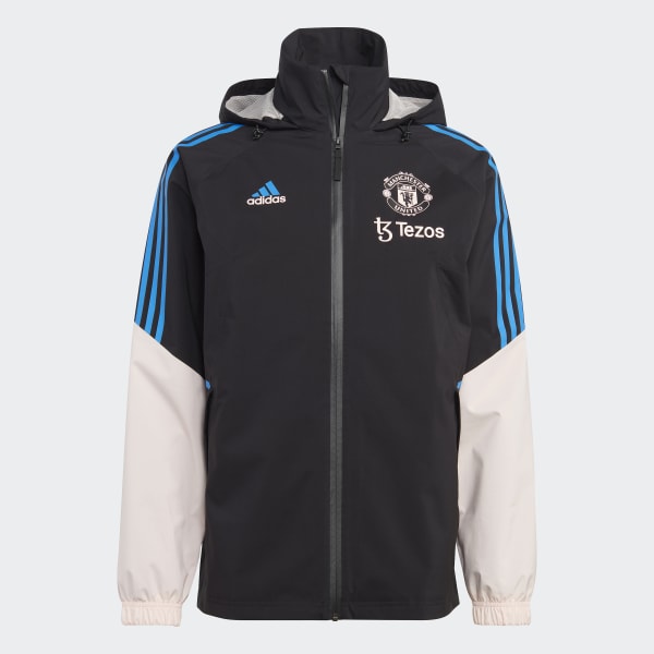 Svart Manchester United Condivo 22 Storm Jacket