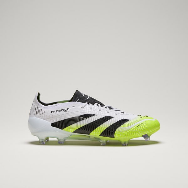 Blanco Bota de fútbol Predator Elite césped natural seco