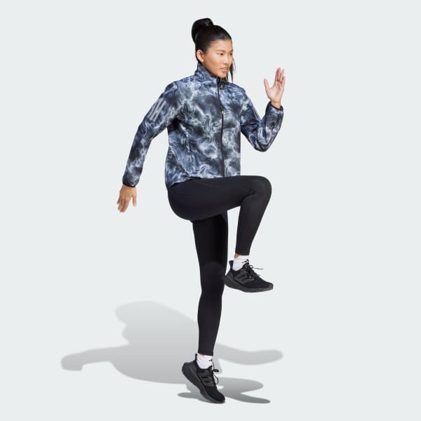Blanco Rompevientos de Running Own the Run Estampado