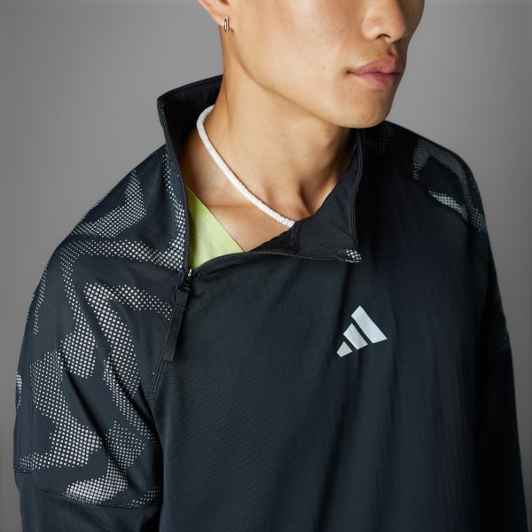 Nero Maglia Ultimate Hi Vis Reflective 1/2-Zip