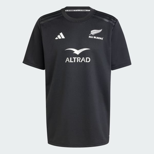 Nero Maglia da rugby AEROREADY Short Sleeve All Blacks