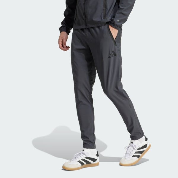 Grey FC Bayern Tiro 25 Competition Vis Tech Travel Pants