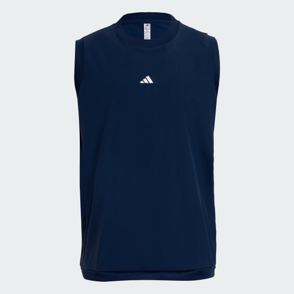 ホワイト 【ゴルフ】2IN1モック半袖シャツ