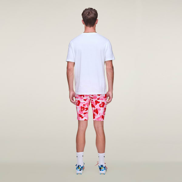 สีชมพู กางเกงรัดรูป BAPE FB