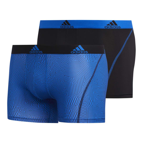 adidas Sport Performance Trunk Briefs 2 Pairs Blue