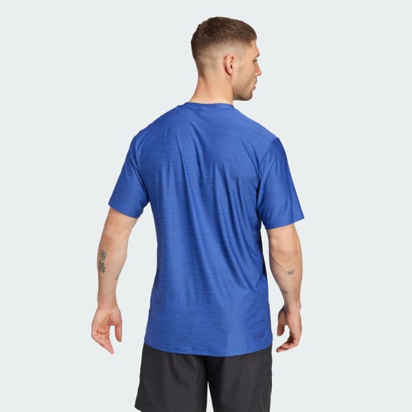 Azul Polo de Entrenamiento Train Essentials Elástico