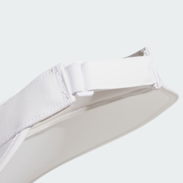 White 와이드 브림 바이저