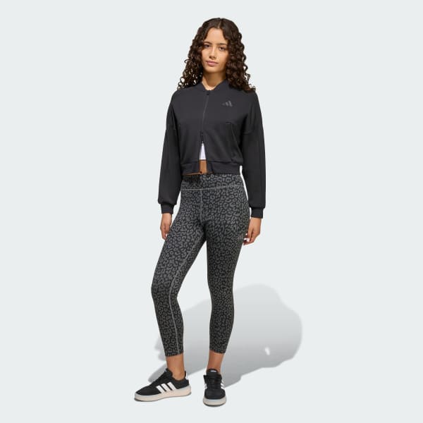 Nero FUTURE ICONS 3 STRISCE ZIP INTEGRALE GIACCA DA ALLENAMENTO