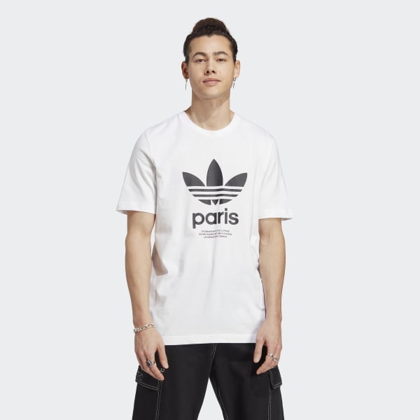 Comercialización Limpiar el piso Deber Camiseta Icone Paris City Originals - Blanco adidas | adidas España