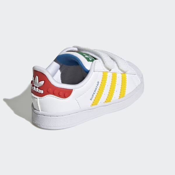 White adidas Superstar x LEGO® Shoes LIW75